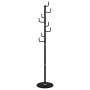 Black powder coated iron coat rack 183 cm by , Hat and coat racks - Ref: Foro24-377105, Price: 42,81 €, Discount: %