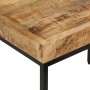 Stackable tables 3 pieces solid rough mango wood and iron by , Side tables - Ref: Foro24-372732, Price: 85,43 €, Discount: %