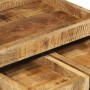 Mesas apilables 3 piezas madera de mango rugosa maciza y hierro de , Mesas auxiliares - Ref: Foro24-372732, Precio: 85,43 €, ...