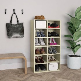 Sonoma plywood shoe cabinet 54x34x100.5 cm by vidaXL, Shoe racks and shoe organizers - Ref: Foro24-800399, Price: 68,99 €, Di...