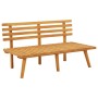 Garden bench with cushions solid acacia wood 115 cm by vidaXL, Modular outdoor sofas - Ref: Foro24-46672, Price: 187,22 €, Di...