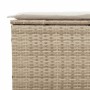 Garden sofa and cushion set 5 pieces beige acacia synthetic rattan by , Garden sets - Ref: Foro24-3213539, Price: 480,01 €, D...