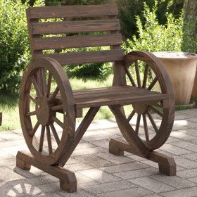 Solid fir wood garden chair 58x58x78.5 cm by , Garden chairs - Ref: Foro24-365100, Price: 89,99 €, Discount: %