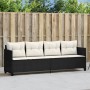 Sonnenliege mit schwarzen Kissen aus synthetischem Rattan von , Liegen - Ref: Foro24-368326, Preis: 201,40 €, Rabatt: %