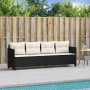 Sonnenliege mit schwarzen Kissen aus synthetischem Rattan von , Liegen - Ref: Foro24-368326, Preis: 201,99 €, Rabatt: %