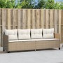 Sonnenliege mit beigen synthetischen Rattankissen von , Liegen - Ref: Foro24-368330, Preis: 207,10 €, Rabatt: %