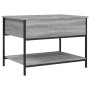 Mesa de centro madera ingeniería metal gris Sonoma 70x50x50 cm de , Mesas de centro - Ref: Foro24-845344, Precio: 52,44 €, De...