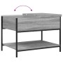 Mesa de centro madera ingeniería metal gris Sonoma 70x50x50 cm de , Mesas de centro - Ref: Foro24-845344, Precio: 52,44 €, De...