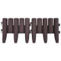 Garden edging 36 units PP brown 10 m by , Garden edging and edging - Ref: Foro24-48620, Price: 37,99 €, Discount: %