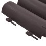 Garden edging 36 units PP brown 10 m by , Garden edging and edging - Ref: Foro24-48620, Price: 37,99 €, Discount: %