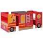 Children's table and chairs 3 pieces wood fire truck shape by vidaXL, Baby and Toddler Furniture Sets - Ref: Foro24-286190, P...