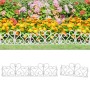 Garden edging 17 units PP white 10 m by , Garden edging and edging - Ref: Foro24-318300, Price: 40,46 €, Discount: %