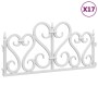 Garden edging 17 units PP white 10 m by , Garden edging and edging - Ref: Foro24-318300, Price: 40,99 €, Discount: %