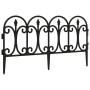 Garden edging 17 units PP black 10 m by , Garden edging and edging - Ref: Foro24-318293, Price: 37,36 €, Discount: %