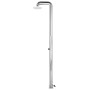 Garden shower with brown base 230 cm stainless steel by , Pool and spa accessories - Ref: Foro24-3070779, Price: 433,16 €, Di...