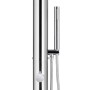 Garden shower with brown base 230 cm stainless steel by , Pool and spa accessories - Ref: Foro24-3070779, Price: 433,16 €, Di...