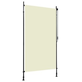 Cream outdoor roller blind 120x270 cm by , Blinds and blinds - Ref: Foro24-145940, Price: 59,04 €, Discount: %