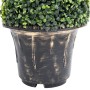 Planta espiral de Boj artificial con macetero verde 117 cm de , Flora artificial - Ref: Foro24-336504, Precio: 130,14 €, Desc...