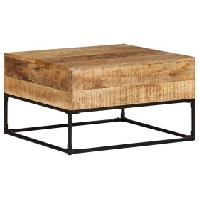 Mesa de centro madera de mango rugosa 68x68x41 cm de , Mesas de centro - Ref: Foro24-320817, Precio: 127,33 €, Descuento: %