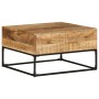 Rough mango wood coffee table 68x68x41 cm by , Coffee table - Ref: Foro24-320817, Price: 127,49 €, Discount: %