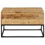 Rough mango wood coffee table 68x68x41 cm by , Coffee table - Ref: Foro24-320817, Price: 127,49 €, Discount: %