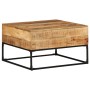 Mesa de centro madera de mango rugosa 68x68x41 cm de , Mesas de centro - Ref: Foro24-320817, Precio: 128,13 €, Descuento: %