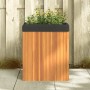 Solid acacia wood planter 59x27.5x70 cm by , Pots and planters - Ref: Foro24-366506, Price: 103,32 €, Discount: %