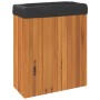 Solid acacia wood planter 59x27.5x70 cm by , Pots and planters - Ref: Foro24-366506, Price: 103,32 €, Discount: %