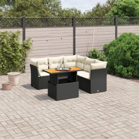 5-piece garden furniture set and black synthetic rattan cushions by , Garden sets - Ref: Foro24-3270825, Price: 454,60 €, Dis...