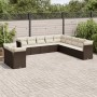 Garden sofa set 11 pieces with brown synthetic rattan cushions by , Garden sets - Ref: Foro24-3249722, Price: 734,69 €, Disco...