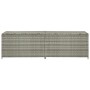 Gray synthetic rattan garden storage box 200x50x60 cm by vidaXL, Outdoor storage boxes - Ref: Foro24-46476, Price: 229,99 €, ...