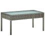 Set de muebles de jardín 4 pzas y cojines ratán sintético gris de vidaXL, Conjuntos de jardín - Ref: Foro24-45787, Precio: 20...