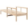 Solid pine wood lounger 199.5x62x55 cm by , Loungers - Ref: Foro24-832538, Price: 91,43 €, Discount: %