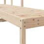 Solid pine wood lounger 199.5x62x55 cm by , Loungers - Ref: Foro24-832538, Price: 91,43 €, Discount: %