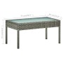 Set de muebles de jardín 4 pzas y cojines ratán sintético gris de vidaXL, Conjuntos de jardín - Ref: Foro24-45787, Precio: 20...