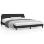 Estructura de cama con cabecero de terciopelo negro 180x200 cm de , Camas y somieres - Ref: Foro24-373234, Precio: 178,92 €, ...