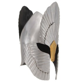 Replik mittelalterlicher Ritterhelm Fantasy LARP aus silbernem Stahl von vidaXL, Sammelwaffen - Ref: Foro24-286230, Preis: 75...