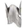 Replica medieval knight helmet fantasy LARP silver steel by vidaXL, Collectible weapons - Ref: Foro24-286230, Price: 77,61 €,...