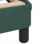 Dark green velvet bed frame with headboard 200x200 cm by , Beds and slatted bases - Ref: Foro24-373255, Price: 184,02 €, Disc...