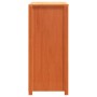 Solid wax brown pine wood auxiliary cabinet 100x40x90 cm by , Sideboards - Ref: Foro24-844495, Price: 200,78 €, Discount: %