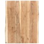 Superficie de mesa de madera maciza de acacia 80x(50-60)x3,8 cm de vidaXL, Tableros para mesas - Ref: Foro24-286330, Precio: ...