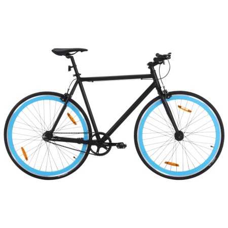 Bicicleta de piñón fijo negro y azul 700c 51 cm de , Bicicletas - Ref: Foro24-92258, Precio: 251,18 €, Descuento: %