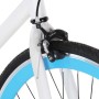 White and blue fixed gear bicycle 700c 51 cm by , bikes - Ref: Foro24-92270, Price: 251,40 €, Discount: %