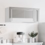 Kitchen wall cabinet with sliding doors stainless steel by , Food container - Ref: Foro24-376443, Price: 191,82 €, Discount: %