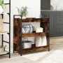 Smoked oak engineered wood kitchen cart 70x30x82 cm by , Kitchen and dining carts - Ref: Foro24-842318, Price: 58,94 €, Disco...