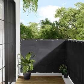 Balcony screen 100% polyester Oxford anthracite 120x800 cm by , Umbrellas - Ref: Foro24-4000061, Price: 36,88 €, Discount: %