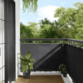 Balcony screen 100% polyester Oxford anthracite 90x800 cm by , Umbrellas - Ref: Foro24-4000054, Price: 34,63 €, Discount: %