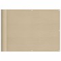 Balcony screen 100% polyester Oxford beige 75x700 cm by , Umbrellas - Ref: Foro24-4000172, Price: 29,27 €, Discount: %