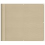 Balcony screen 100% polyester Oxford beige 90x700 cm by , Umbrellas - Ref: Foro24-4000179, Price: 33,17 €, Discount: %