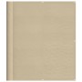 Balcony screen 100% polyester Oxford beige 120x800 cm by , Umbrellas - Ref: Foro24-4000187, Price: 46,99 €, Discount: %